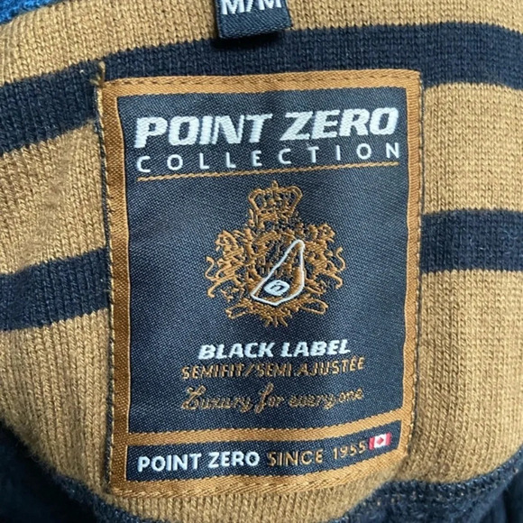 Point zero cowl v neck black  label chunky sweater Sz M - Picture 10 of 14